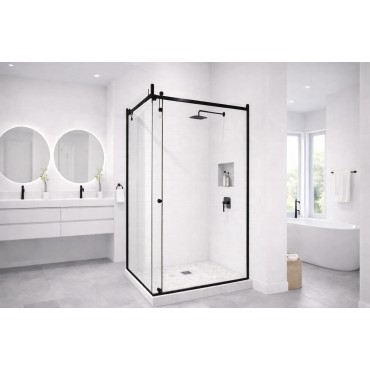 ACOMS90MBL Compact 90º Pivot Slider Kit in Matte Black