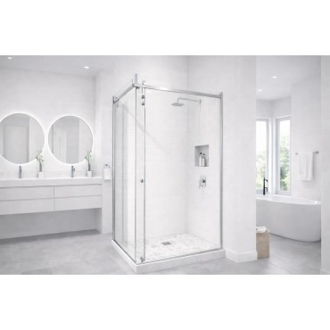 ACOMS90PS Compact 90º Pivot Slider Kit in Polished Stainless