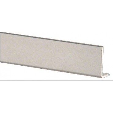AL502CH for 1/4" Mirror and Glass Aluminum 144" L-Channel in Chrome
