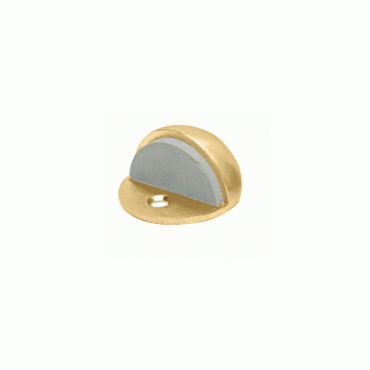 BB2501PB Polished Brass Solid Brass Low Profile Dome Floor Door Stop DL2501PB Series