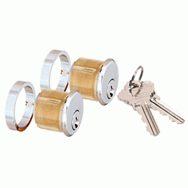 BB205CCPS Polished Stainless Double Keyed Cylinders AMR205CCPS Series