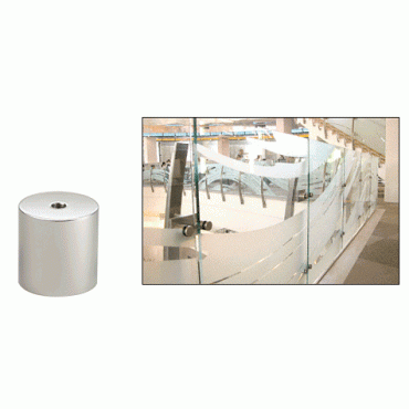 BBS0B22BS 2" Diameter 2" High Brushed Stainless Standoff