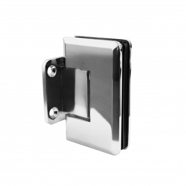 R074CH BBAHI Paris Chrome Beveled Wall Mounted Short Back Plate Hinge P1N074CH