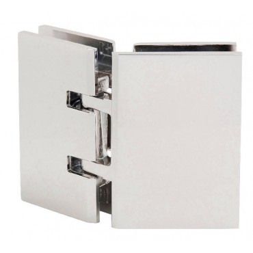 BBSDH135BN Brushed Nickel Concord 135 Series 135 Degree Glass-to-Glass Hinge