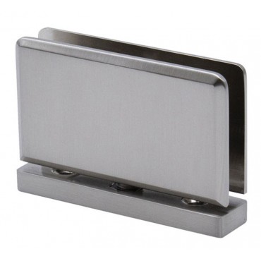 P1BN Brushed Nickel Rounded Pivot Hinge - Top or Bottom Mount - Prima PPH01BN Series
