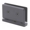 P1MBL Matte Black Rounded Pivot Hinge - Top or Bottom Mount - Prima PPH01MBL Series P1MBL Matte Black Rounded Pivot Hinge - Top or Bottom Mount - Prima PPH01MBL Series