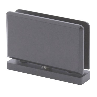 P1MBL Matte Black Rounded Pivot Hinge - Top or Bottom Mount - Prima PPH01MBL Series P1MBL Matte Black Rounded Pivot Hinge - Top or Bottom Mount - Prima PPH01MBL Series