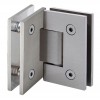 S092BN Brushed Nickel Square 90 Degree Glass-to-Glass Hinge - Geneva GEN092BN Series