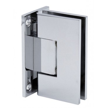 V037CH Chrome Square Heavy Duty Wall Mounted Hinge - Full Back Plate - Vienna V1E037CH Series V037CH Chrome Square Heavy Duty Wall Mounted Hinge - Full Back Plate - Vienna V1E037CH Series