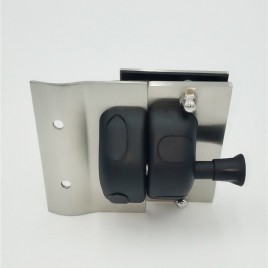 GHTTBS Brushed Stainless Glass-to-Tube Gate Latch