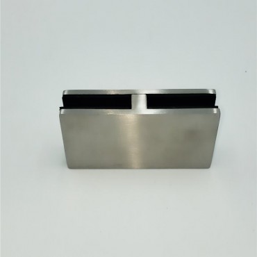 HDC180BS Brushed Stainless 180 Degree Glass Bracing Clamp
