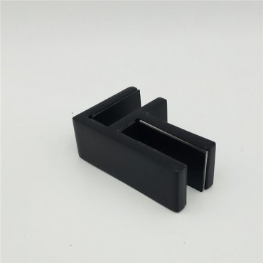 LDC90MBL Matte Black 90 Degree Glass Bracing Clamp